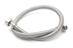 Reinforced hose isolated on the white background