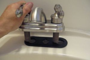 Buying the right faucet and installing it.